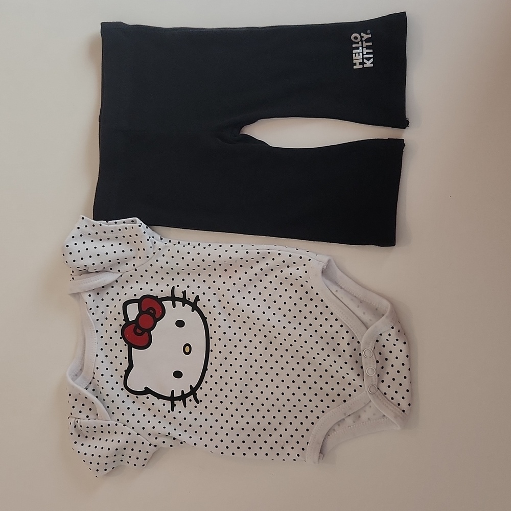 Hello Kitty Bodysuit & Pant Set 6M - Picture 2 of 7